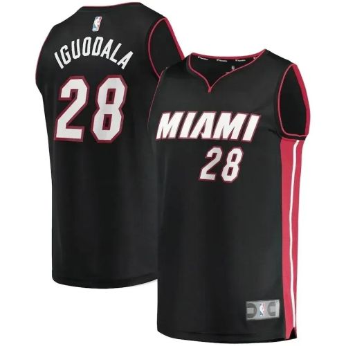 Andre Iguodala Miami Heat Fast Break Road Player Jersey - Black