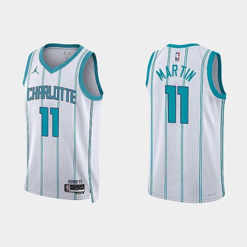 Charlotte Hornets Cody Martin 11 2022-23 Association Edition White Men Jersey Swingman