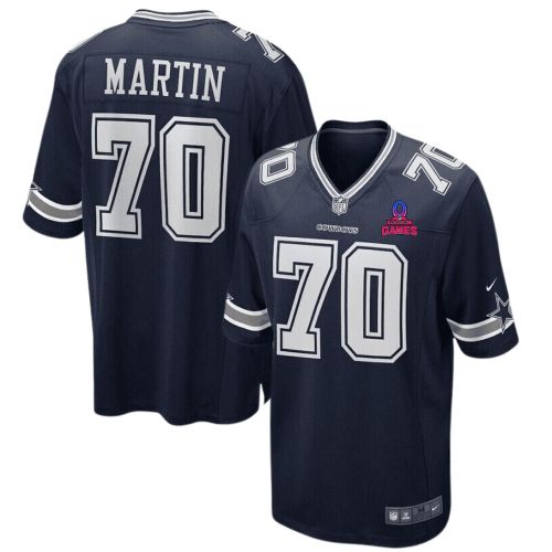 Zack Martin 70 Dallas Cowboys 2024 Pro Bowl Patch Game Men Jersey - Navy