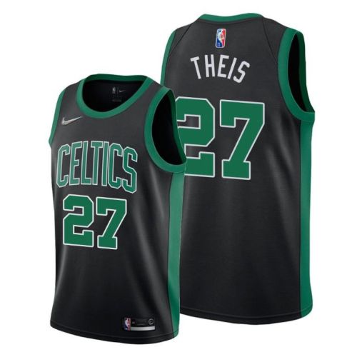 Daniel Theis 27 Boston Celtics Statement Edition Black Jersey 2022 Trade - Men Jersey