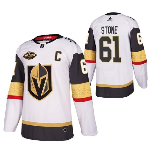 Men Vegas Golden Knights 61 Mark Stone 2023 All-Star White Jersey Away Jersey