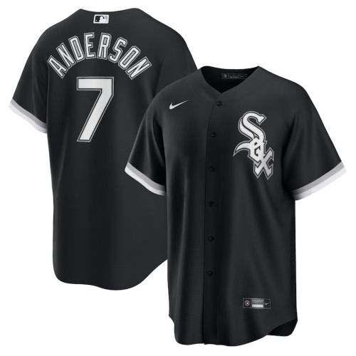 Tim Anderson 7 Chicago White Sox Alternate Player Jersey - Black