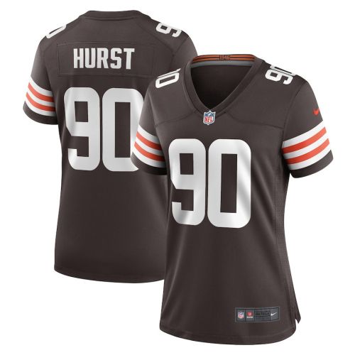 Maurice Hurst 90 Cleveland Browns Women's Game Player Jersey - Brown