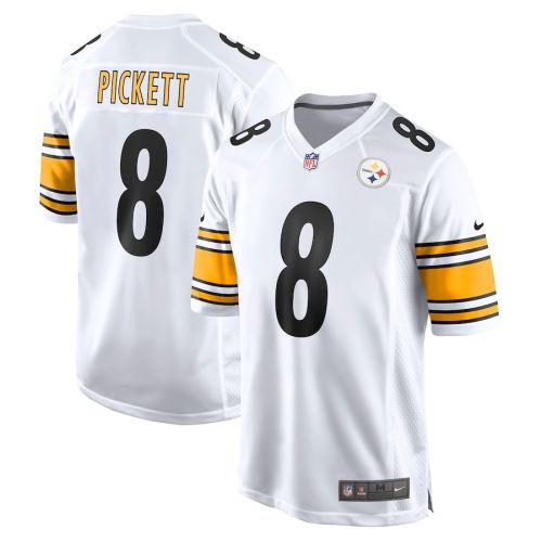 Kenny Pickett 8 Pittsburgh Steelers 2022 Draft First Round Pick Game Jersey In White