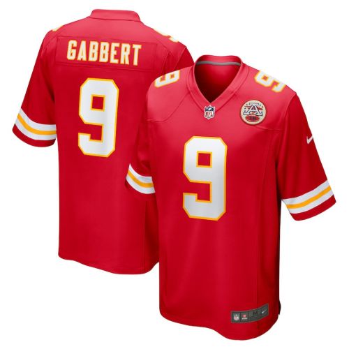 Blaine Gabbert 9 Kansas City Chiefs Men Game Jersey - Red