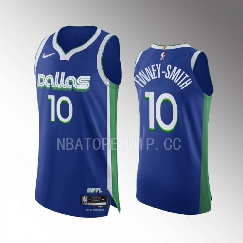 Dorian Finney-Smith 10 Dallas Mavericks 2022-23 City Edition Jersey Blue