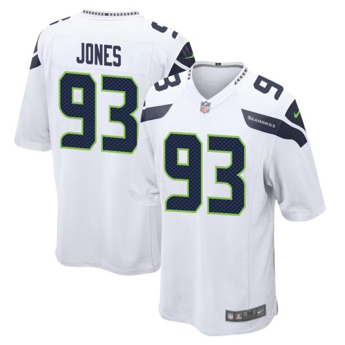 Dre’mont Jones 93 Seattle Seahawks Game Men Jersey - White