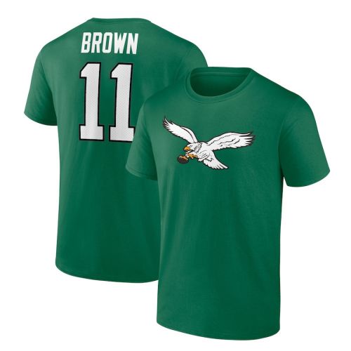 A.J. Brown 11 Philadelphia Eagles Unisex T-Shirt - Green