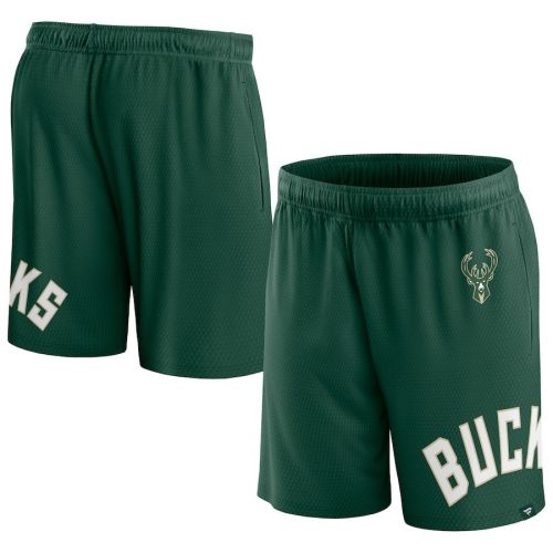 Milwaukee Bucks Green Free Throw Mesh Shorts - Men