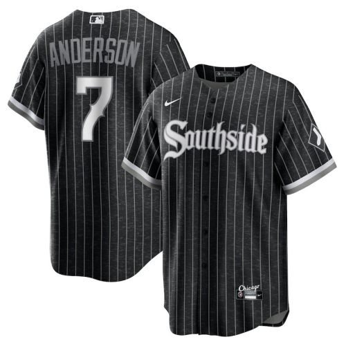 Tim Anderson 7 Chicago White Sox City Connect Player Jersey - Black