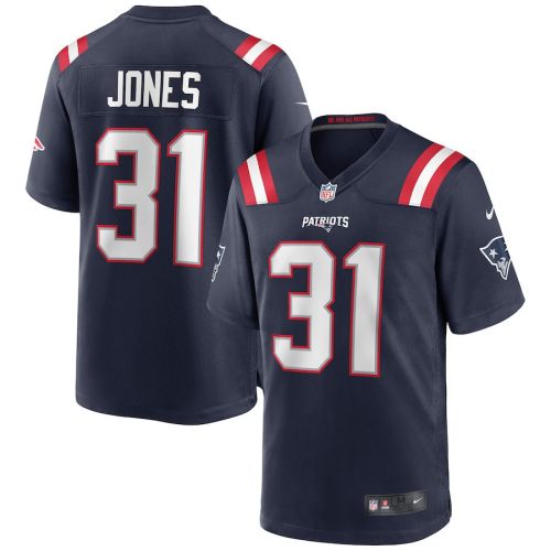 Jonathan Jones 31 New England Patriots Men Game Jersey - Navy