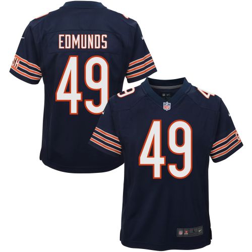 Tremaine Edmunds 49 Chicago Bears Youth Game Jersey - Navy