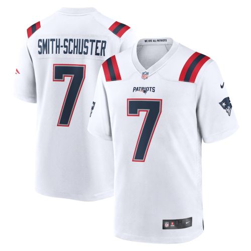 JuJu Smith-Schuster 7 New England Patriots Game Men Jersey - White