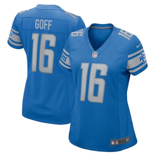 Jared Goff 16 Detroit Lions Women Game Jersey - Blue