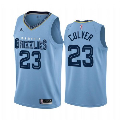 Memphis Grizzlies Jarrett Culver 23 2022-23 Statement Edition Blue Jersey - Men Jersey