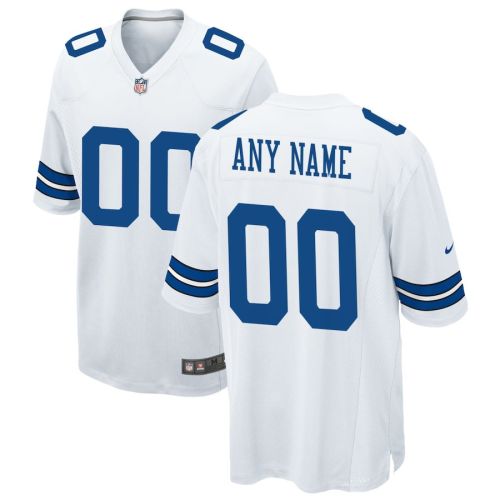 Dallas Cowboys Custom Game Jersey - White