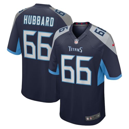 Chris Hubbard 66 Tennessee Titans Men Team Game Jersey - Navy