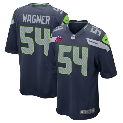 Bobby Wagner 54 Seattle Seahawks 2024 Pro Bowl Patch Game Men Jersey - College Navy