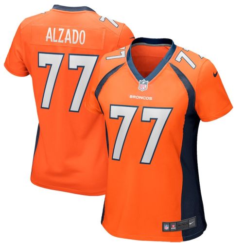 Lyle Alzado 77 Denver Broncos Women Game Retired Jersey - Orange