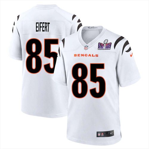 Tyler Eifert 85 Cincinnati Bengals Super Bowl LVIII Men Away Limited Jersey - White