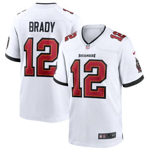 Tom Brady 12 Tampa Bay Buccaneers Men Game Jersey - White