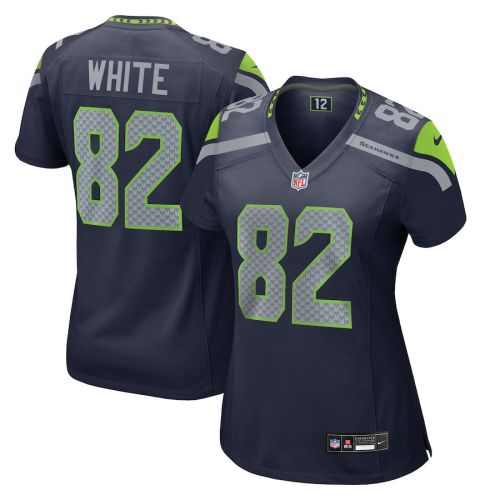 Cody White 82 Seattle Seahawks Game Women Jersey - College Navy