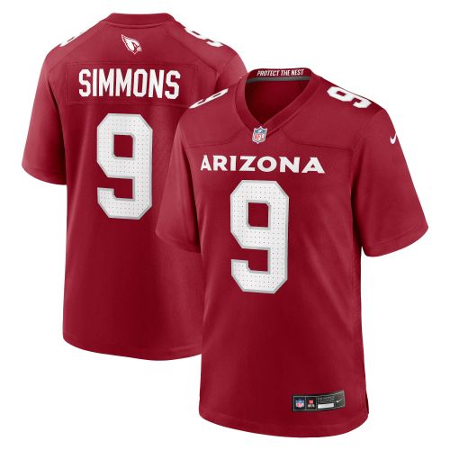 Isaiah Simmons 9 Arizona Cardinals Home Game Jersey - Cardinal