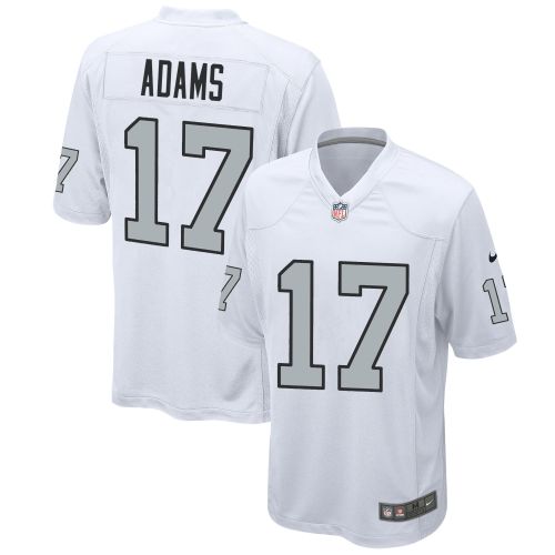 Las Vegas Raiders Davante Adams 17 Alternate Game Jersey - White Jersey