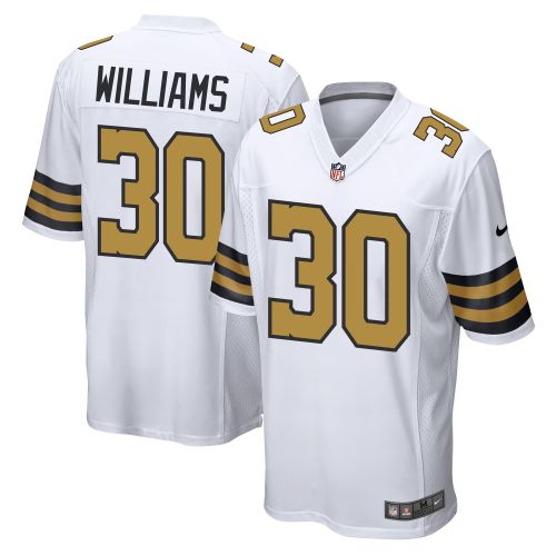 Jamaal Williams 30 New Orleans Saints Men Alternate Game Jersey - White