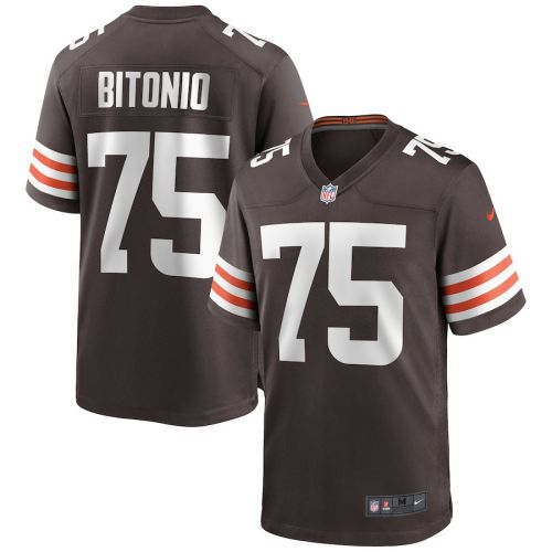 Joel Bitonio 75 Cleveland Browns Men's Game Jersey - Brown