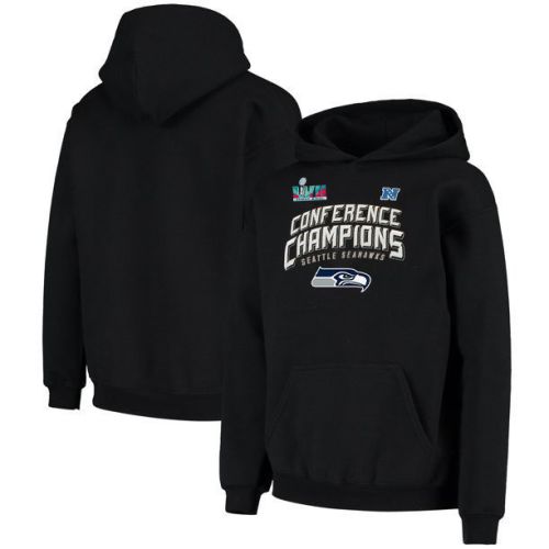 Seattle Seahawks NFC Conference Champions Black Pullover Hoodie