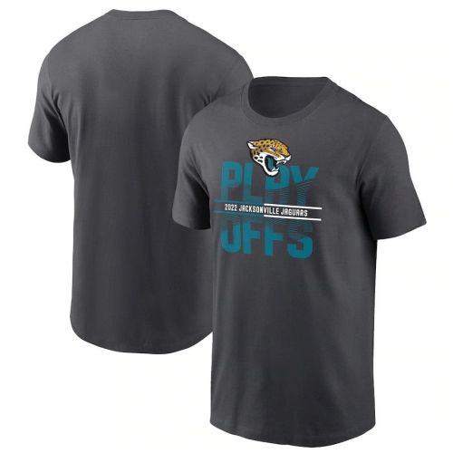 Jacksonville Jaguars 2022 NFL Playoffs Iconic T-Shirt - Anthracite