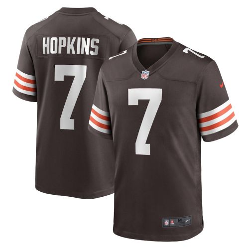 Dustin Hopkins 7 Cleveland Browns Men Team Game Jersey - Brown