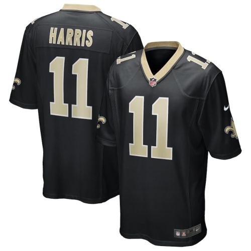 Deonte Harris 11 New Orleans Saints Men's Game Jersey - Black