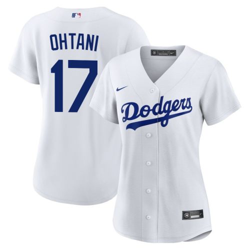 Shohei Ohtani 17 Los Angeles Dodgers Home Jersey - Women White Jersey