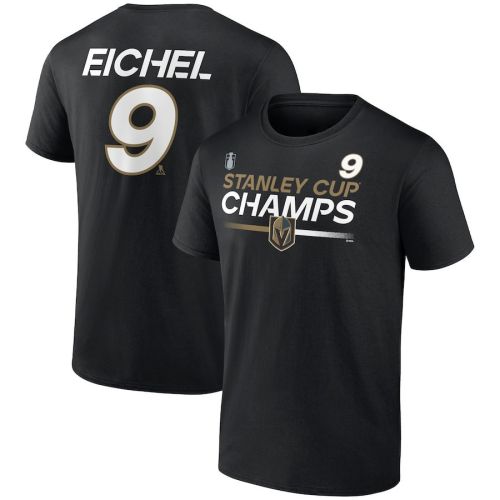 Jack Eichel Vegas Golden Knights 2023 Stanley Cup Champions Stack T-Shirt - Black