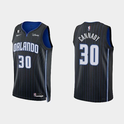 Orlando Magic 30 Devin Cannady 2022-23 Icon Edition Black Men Jersey