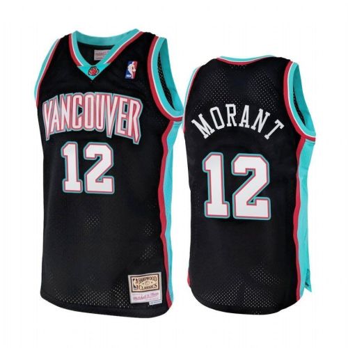 Men's Vancouver Grizzlies Ja Morant 12 Hardwood Classics 2000 Jersey