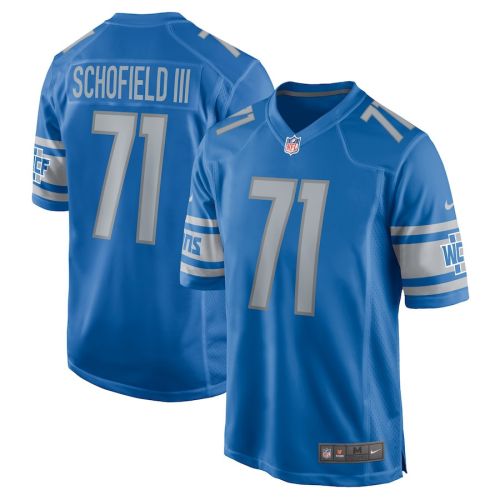 Michael Schofield 71 Detroit Lions Game Men Jersey - Blue