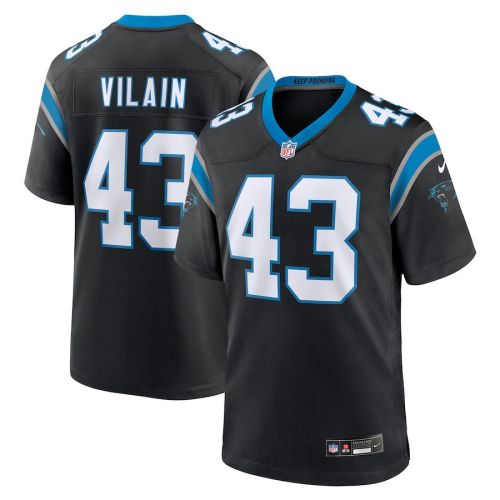 Luiji Vilain 43 Carolina Panthers Game Men Jersey - Black