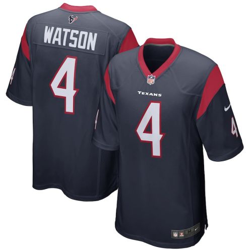 Deshaun Watson 4 Houston Texans Men's Game Jersey - Navy