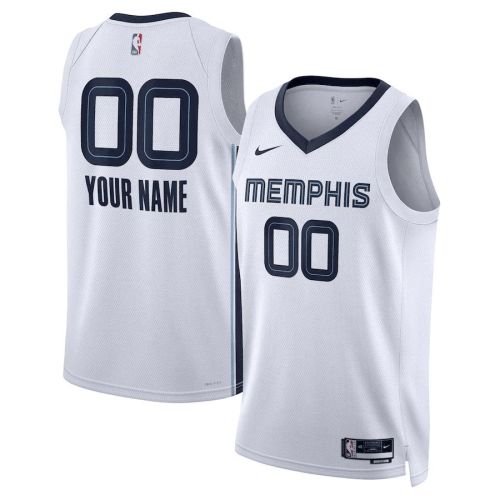 Memphis Grizzlies Custom 00 Men 2022/23 Swingman Jersey - Association Edition