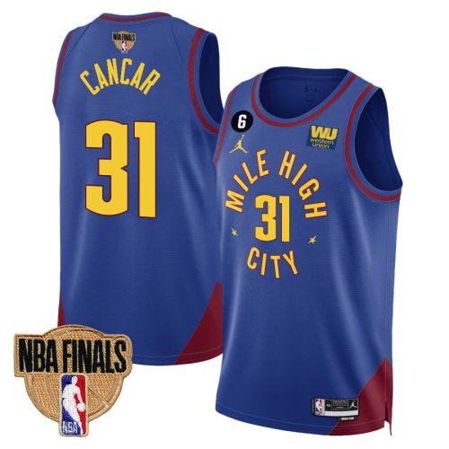 Vlatko Cancar 31 Denver Nuggets Final Champions 2023 Swingman Jersey - Blue