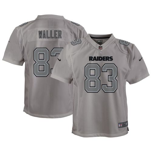 Darren Waller 83 Las Vegas Raiders Youth Atmosphere Game Jersey - Gray