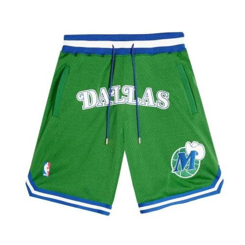 Dallas Mavericks NBA Retro Shorts - Green