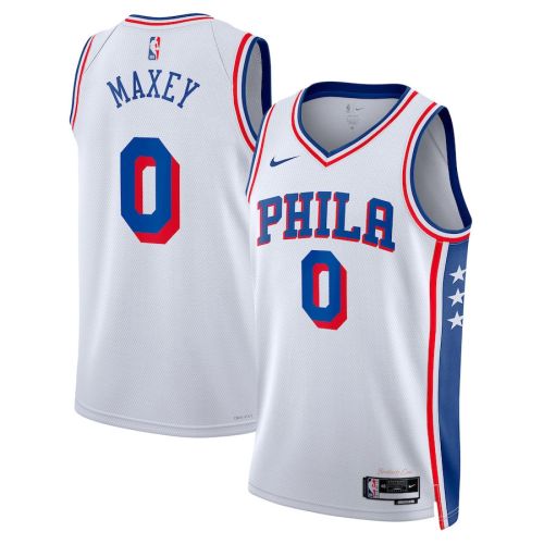 Tyrese Maxey 0 Philadelphia 76ers 2023/24 Swingman Jersey - Association Edition - White