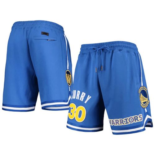 Stephen Curry 30 Golden State Warriors Team Royal Player Shorts - Men