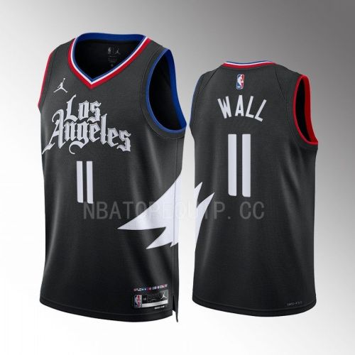 John Wall 11 Los Angeles Clippers Black Statement Edition 2022-23 Jersey Swingman