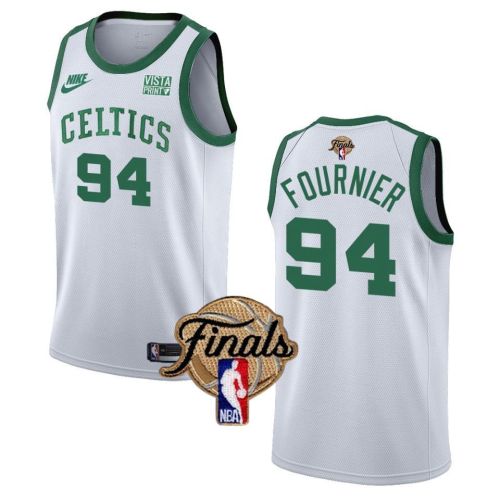 Boston Celtics Evan Fournier 94 Final 2022 Men Jersey 75Th Anniversary White