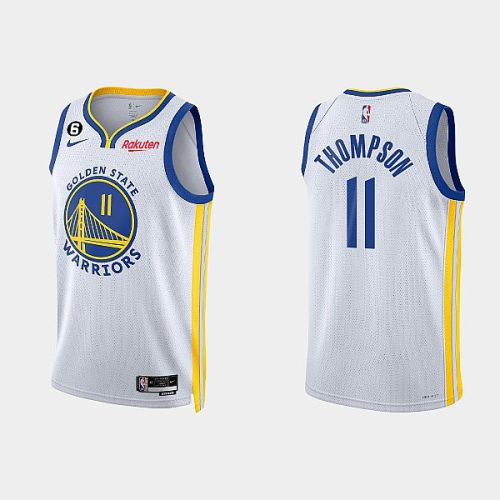 Golden State Warriors Klay Thompson 11 2022-23 Association Edition White Men Jersey Swingman